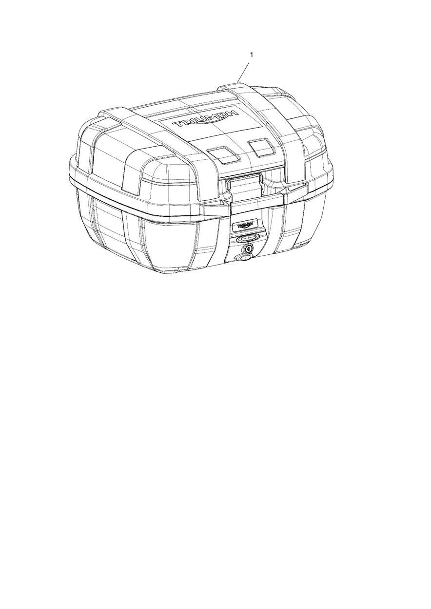 Top Box 52L exploded diagram