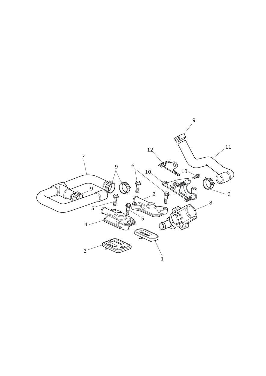 Emissions Control exploded diagram