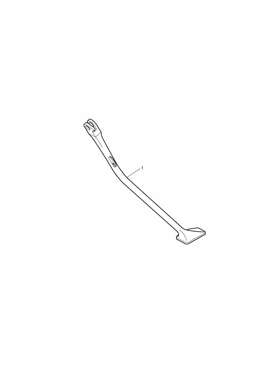 Chrome Side Stand exploded diagram