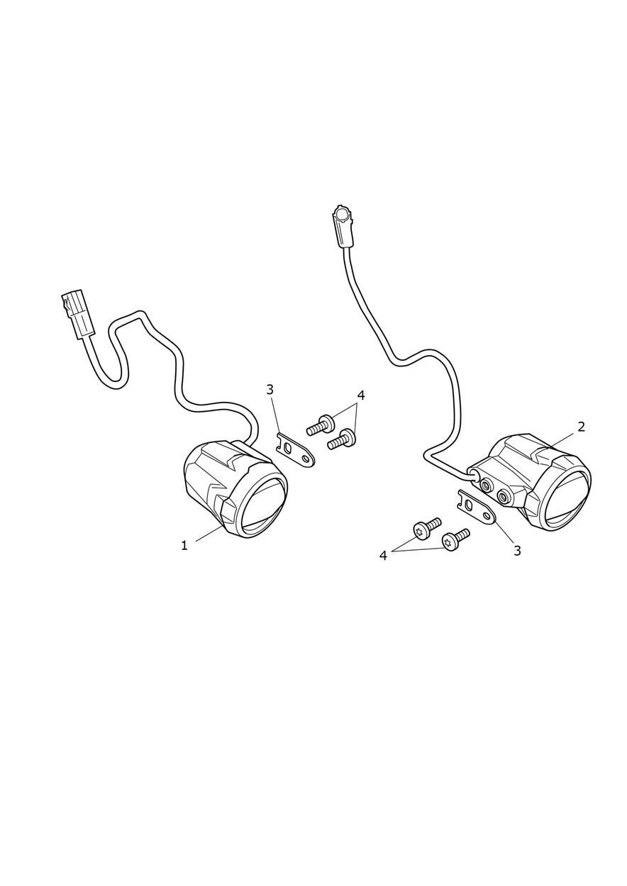 Fog Lamps exploded diagram