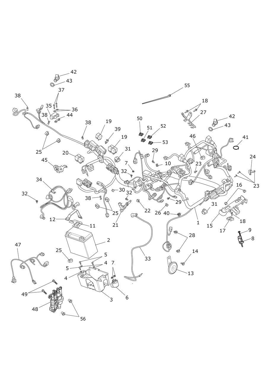Electrical Equipment exploded diagram