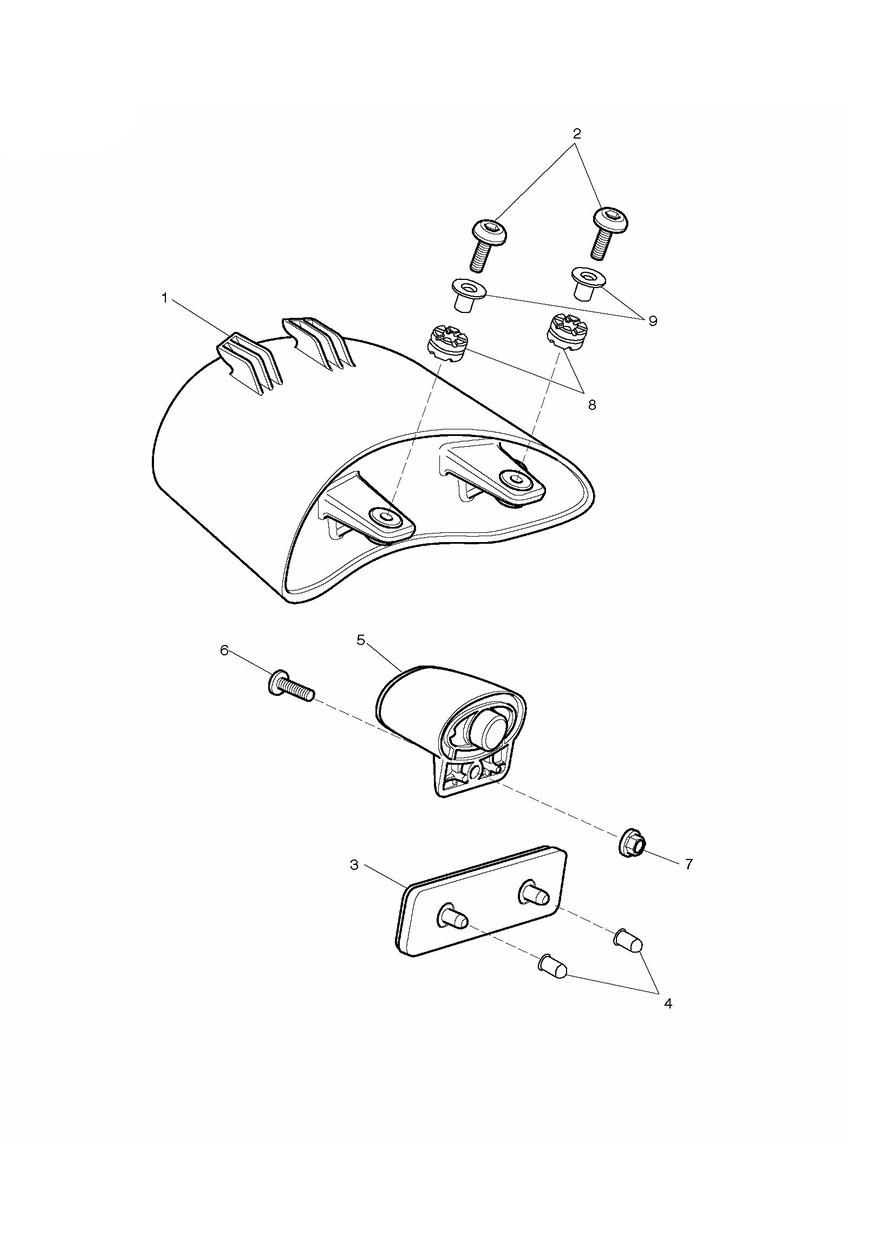 Rear Light exploded diagram