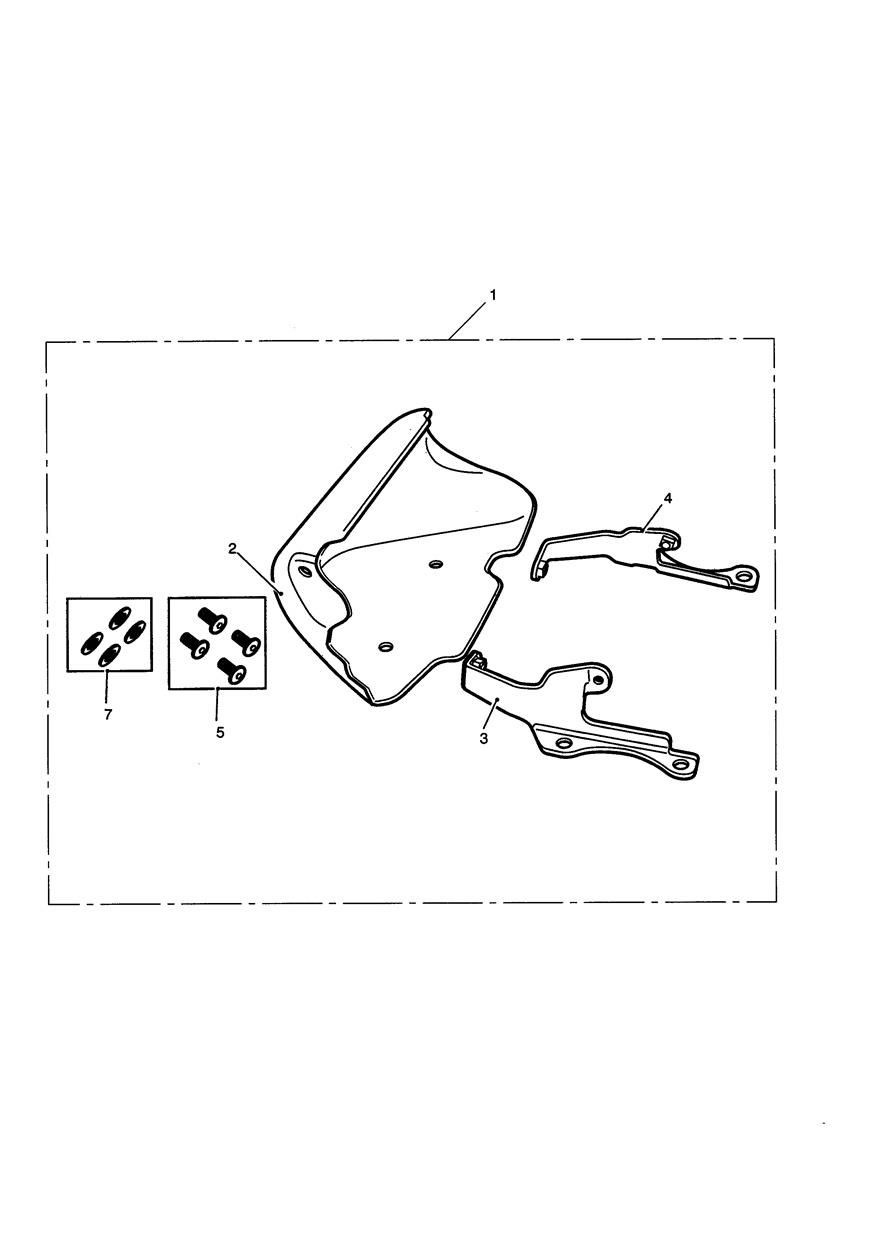 Spoiler, Front, Kit exploded diagram