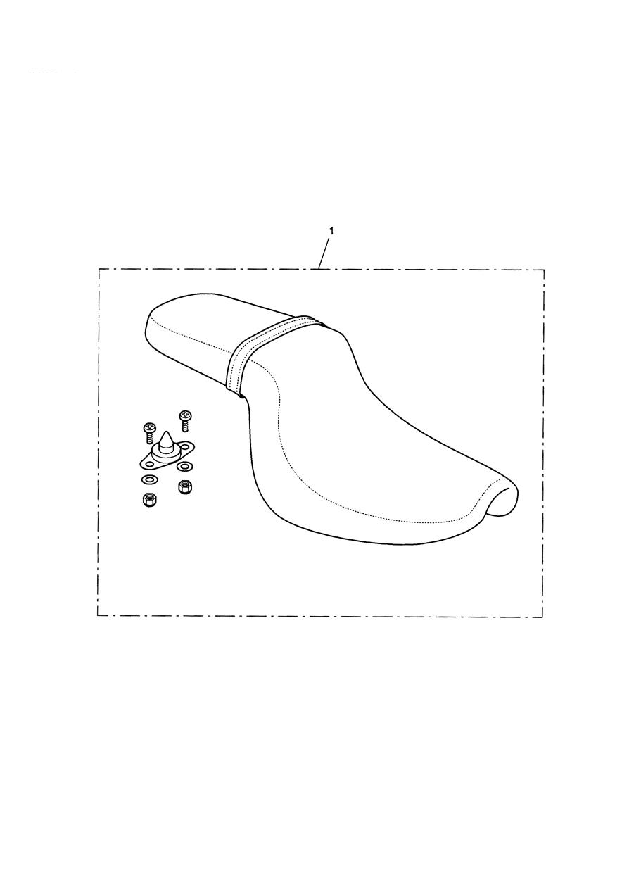 Roadster Seat Kit exploded diagram