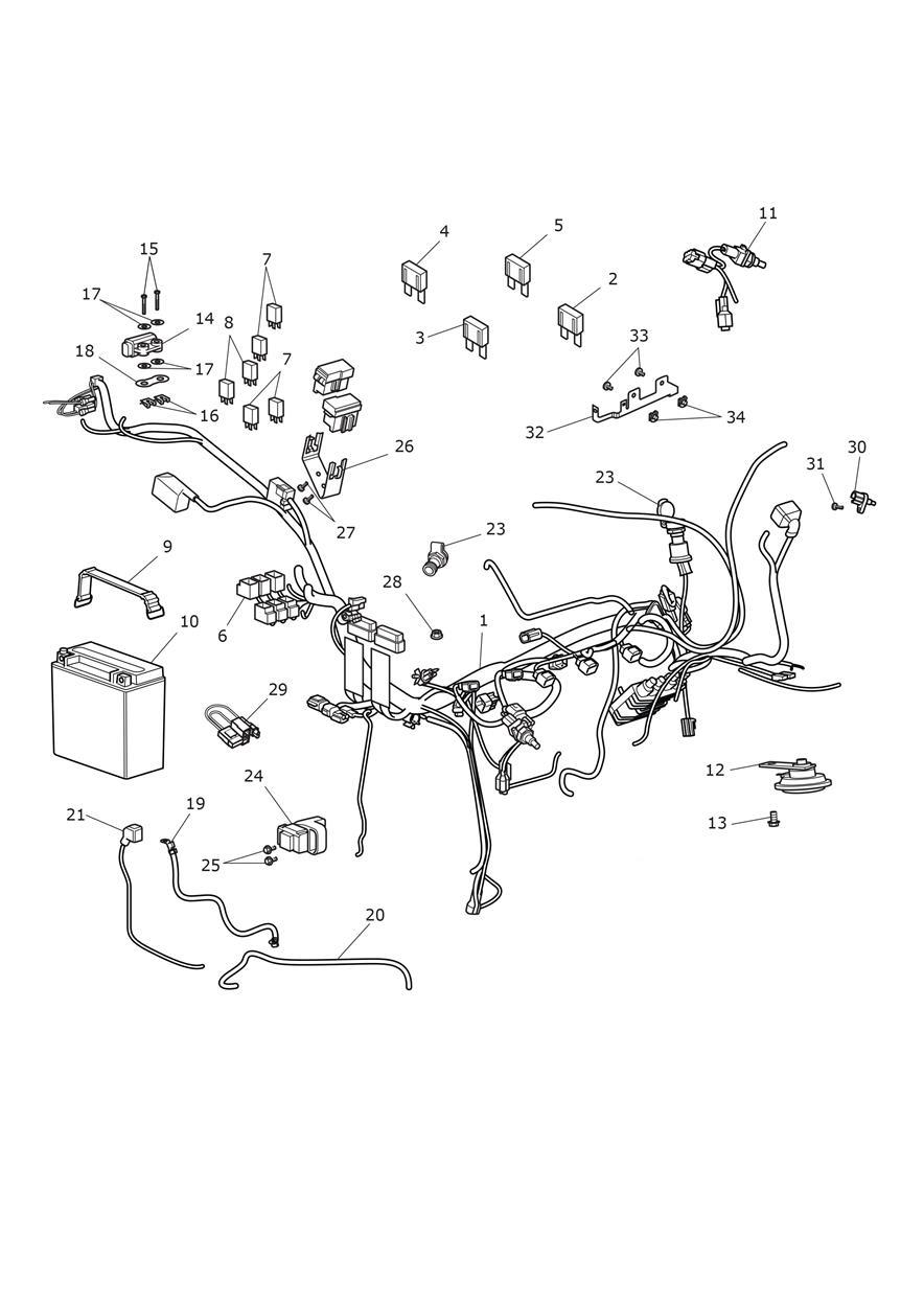 Electrical Equipment exploded diagram