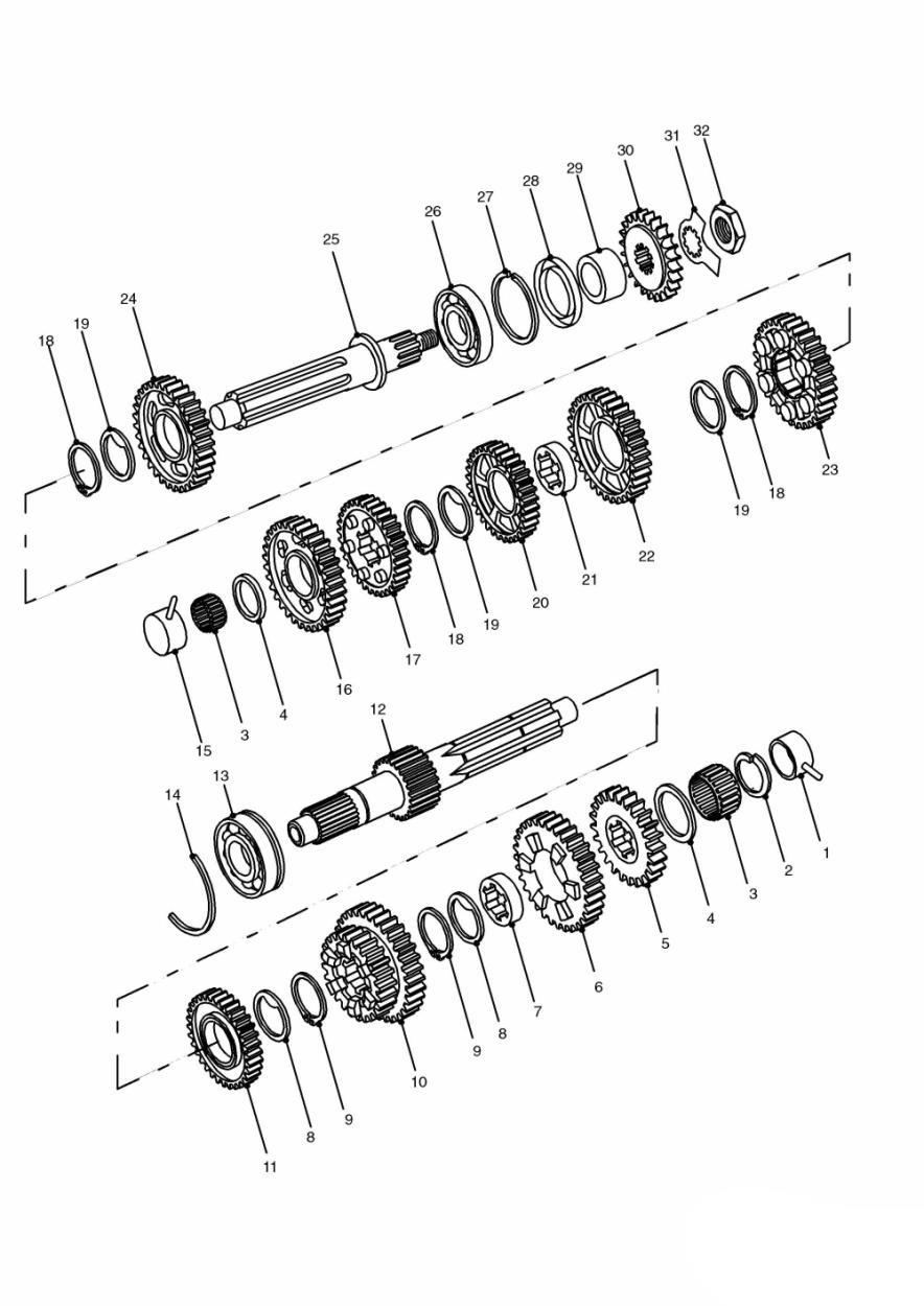 Transmission exploded diagram