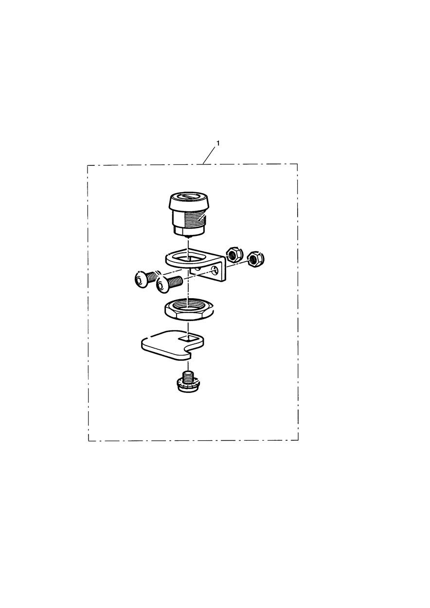 Lock Kit, Quick Release Screen exploded diagram