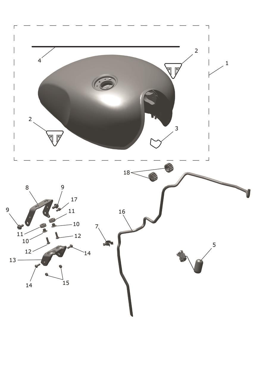 Fuel Tank exploded diagram