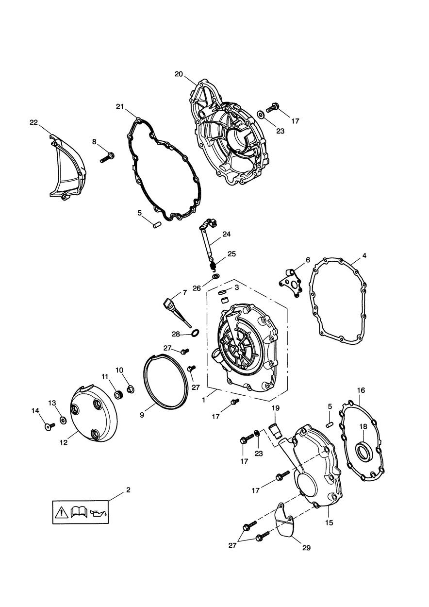 Engine Covers exploded diagram
