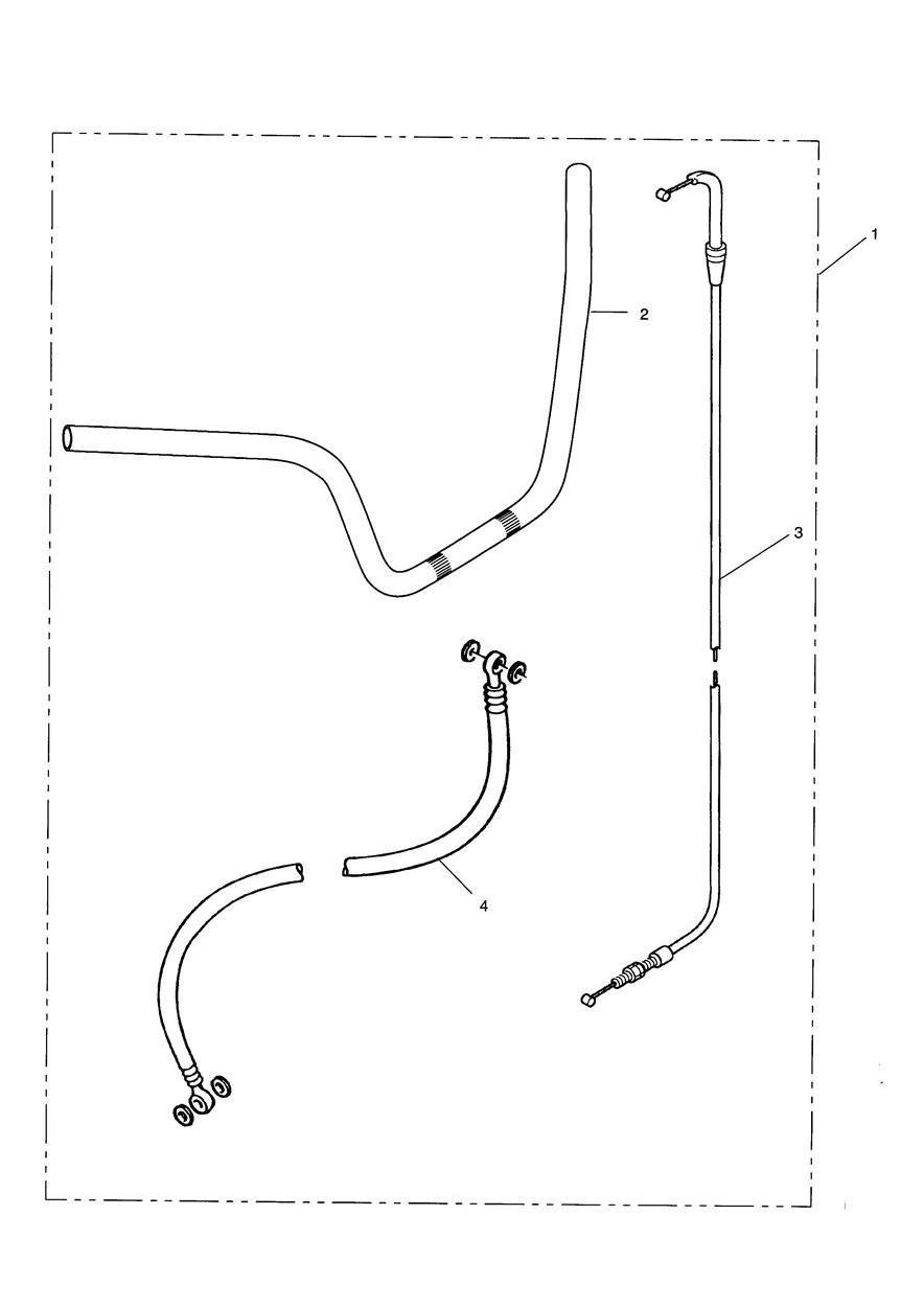 Low Handlebar Kit exploded diagram