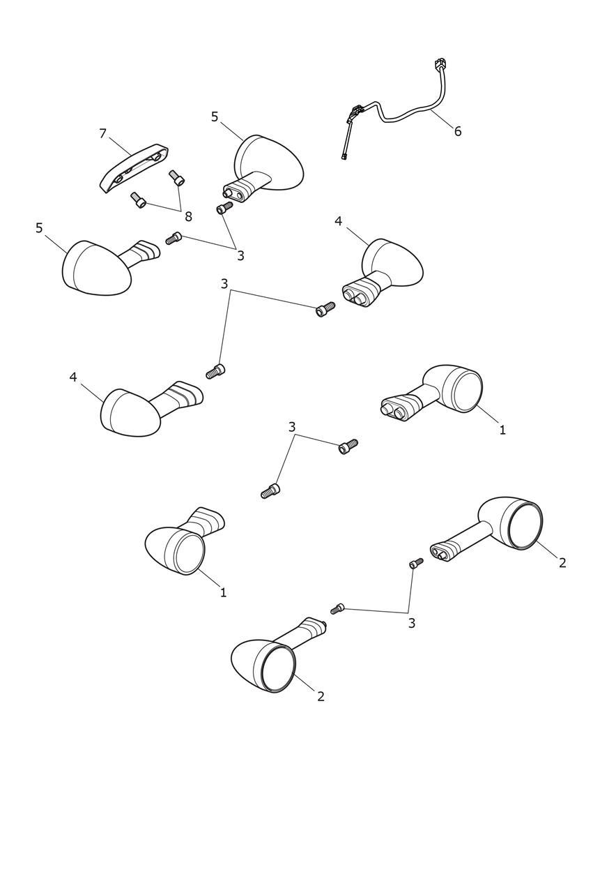 Indicators - T120 Ace exploded diagram
