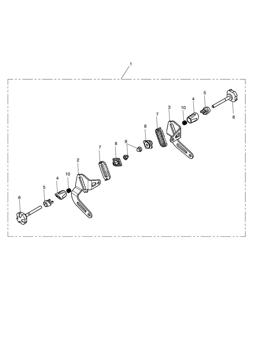 Angle Adjuster kit, Std Screen exploded diagram