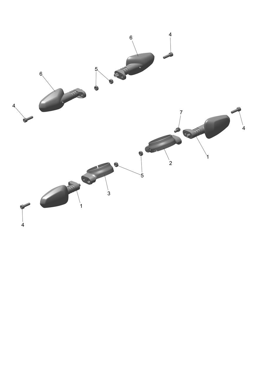 Indicators - US & CA Only exploded diagram