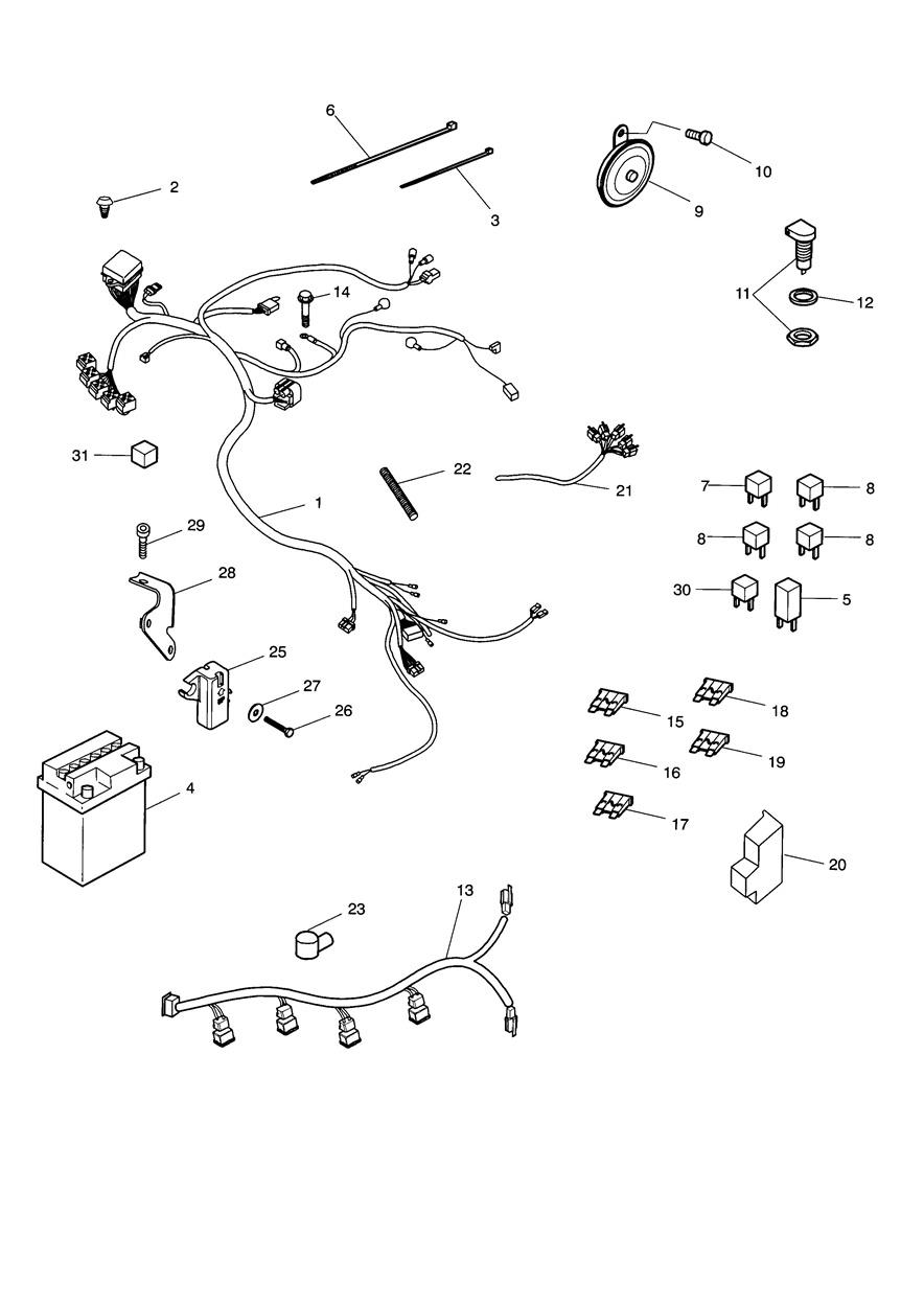 Electrical Equipment exploded diagram