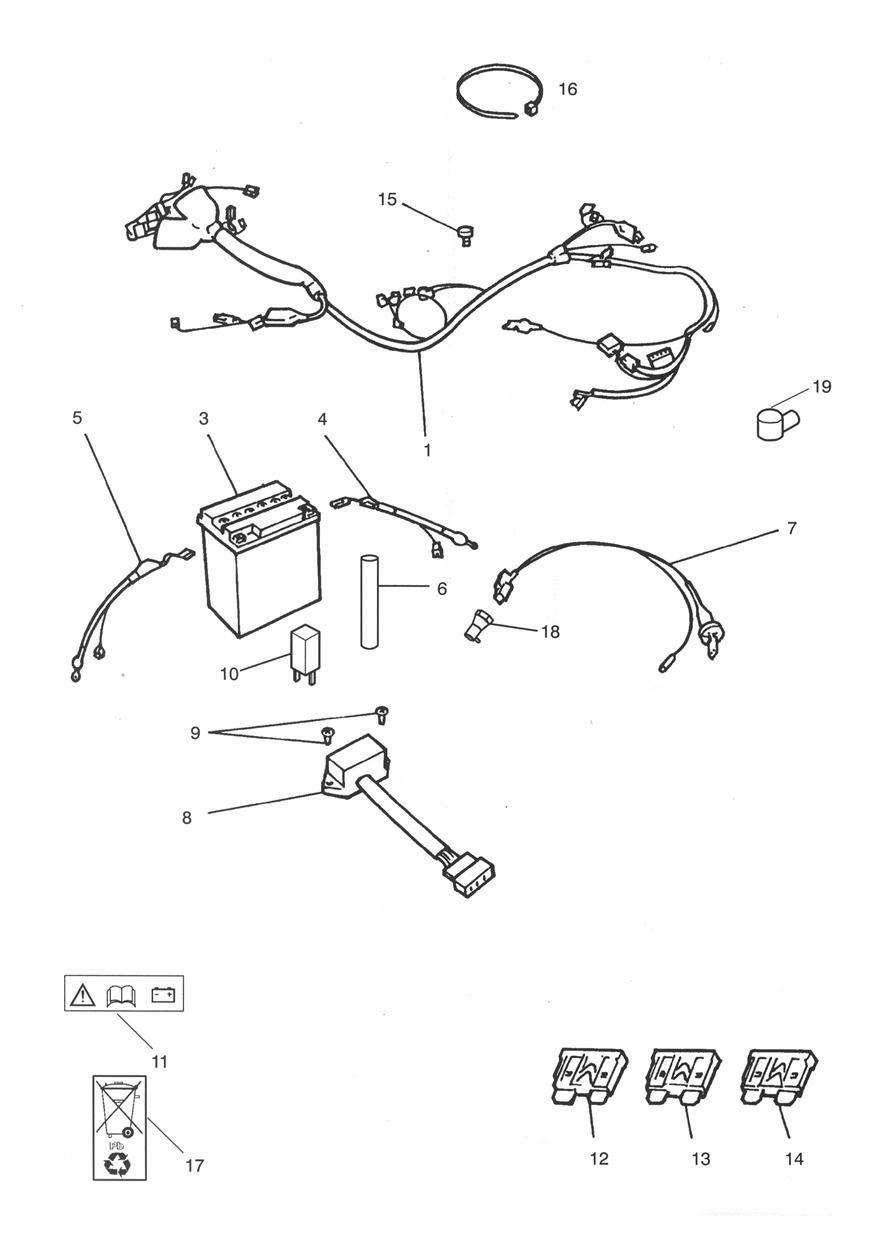 Electrical Equipment exploded diagram