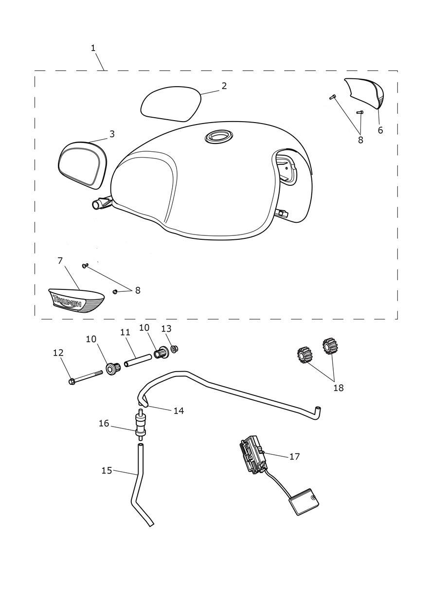 Fuel Tank exploded diagram