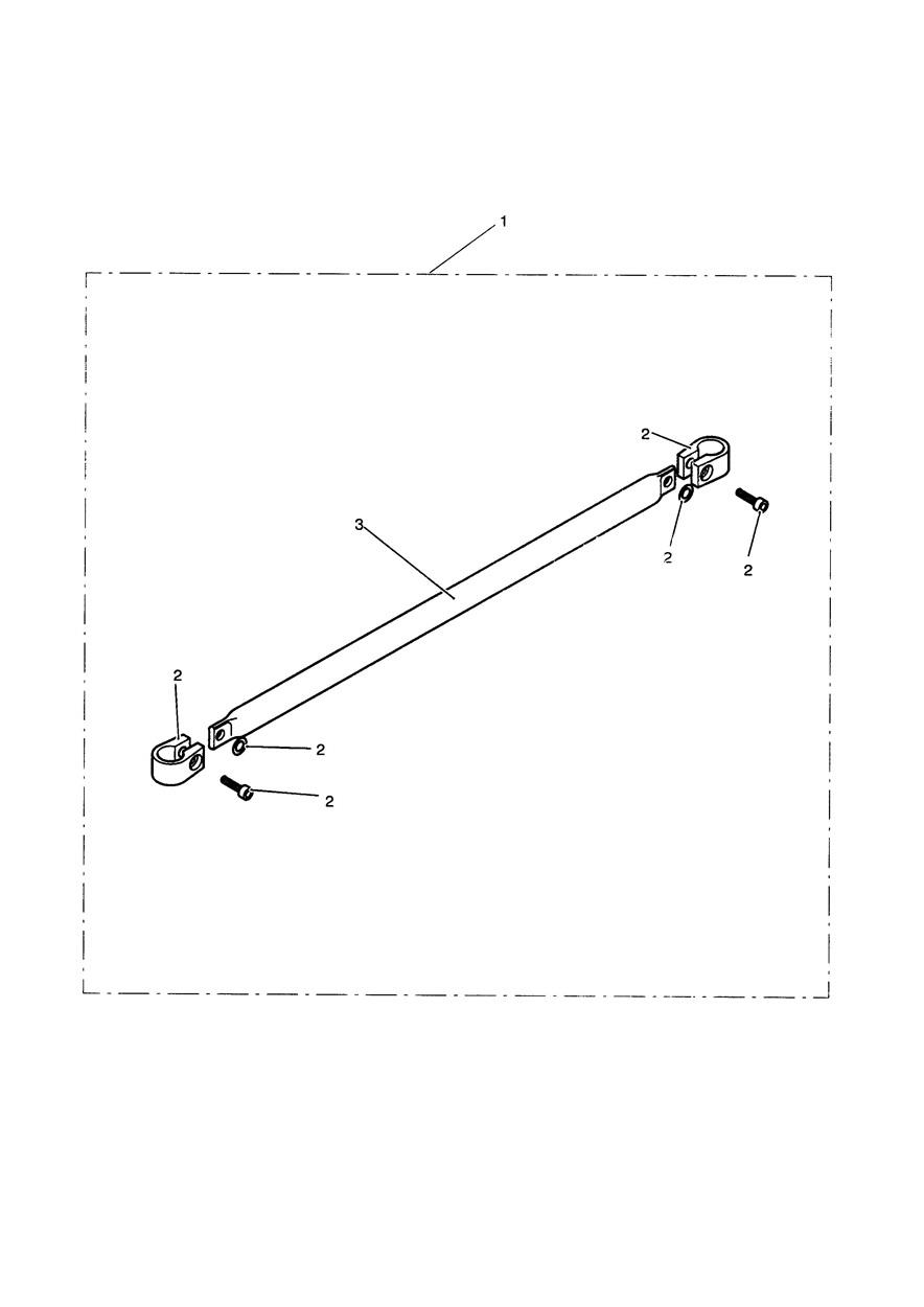 Handlebar Brace Kit exploded diagram