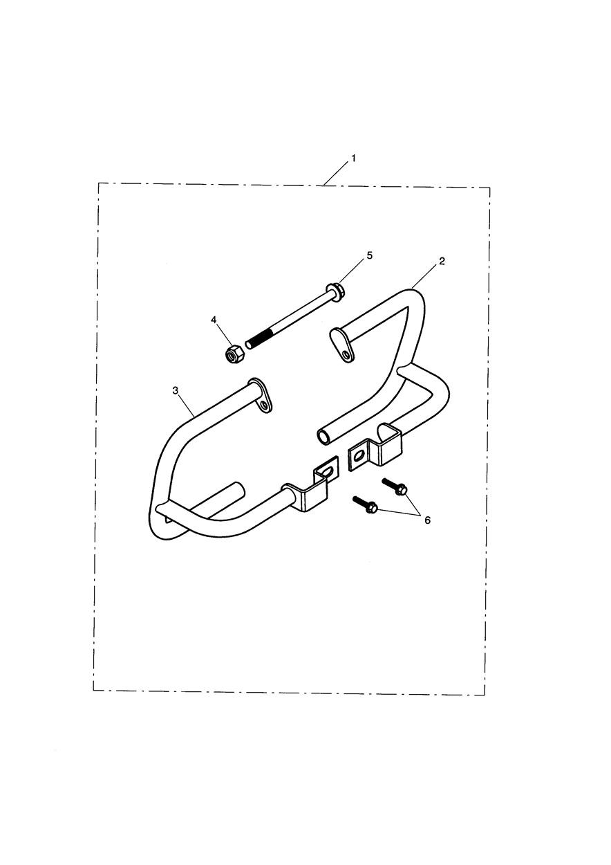 Dresser Bar Kit, Black exploded diagram