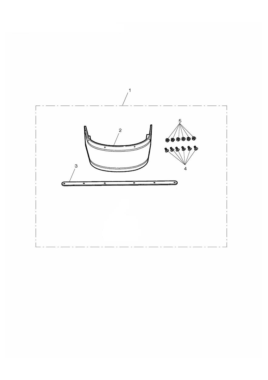 Front Fender Skirt Kit exploded diagram