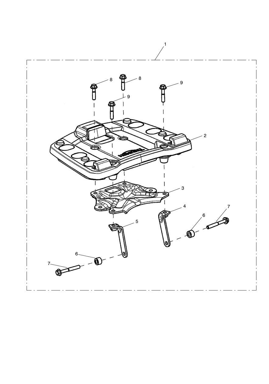 Sliding Carriage Kit - Adventure exploded diagram