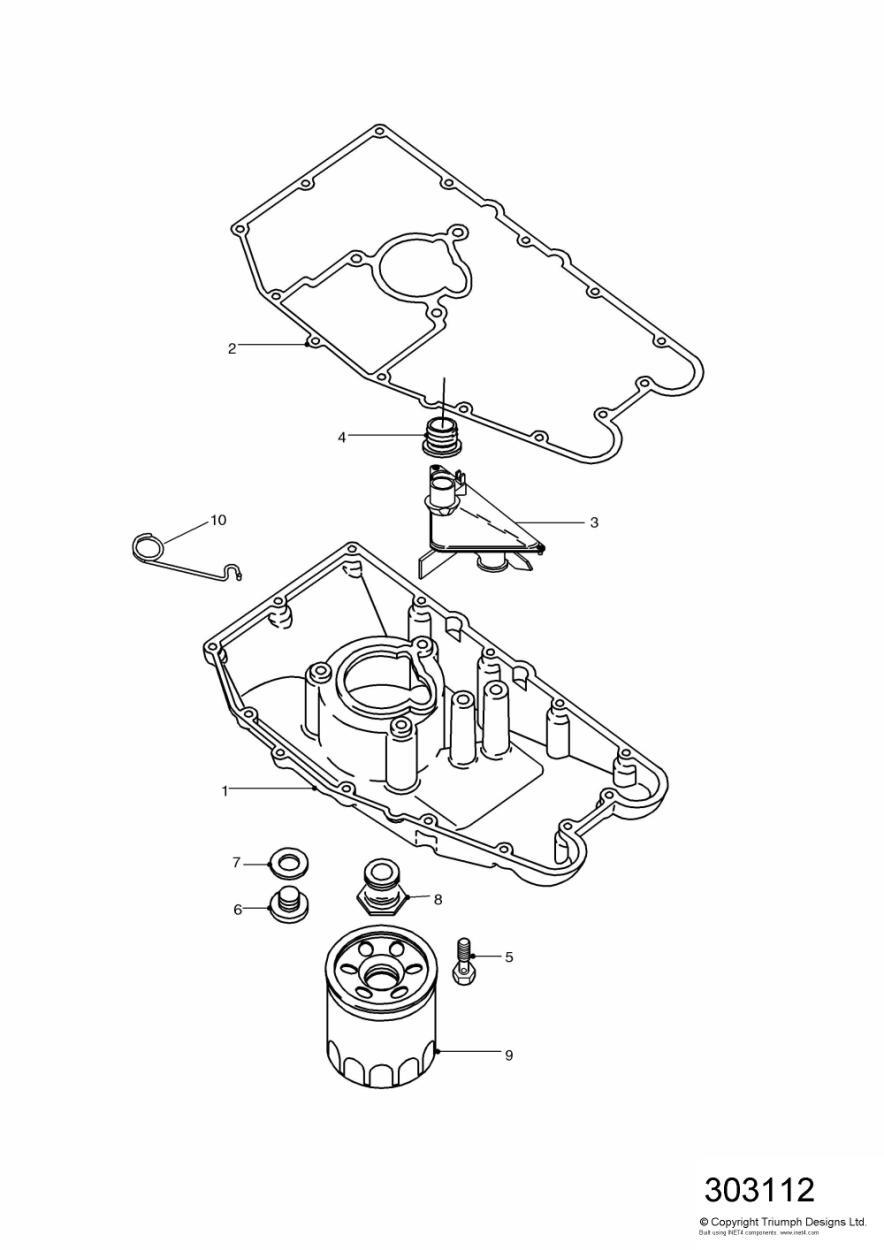 Sump exploded diagram