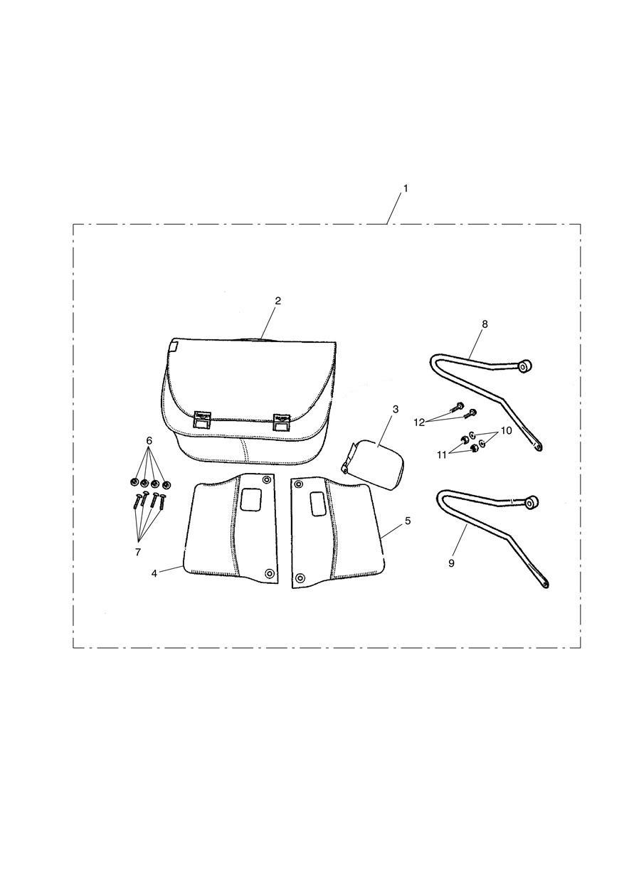City Bag Kit, Pair exploded diagram