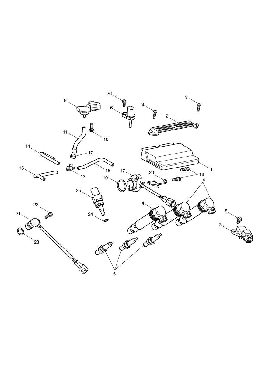 Engine Management System exploded diagram