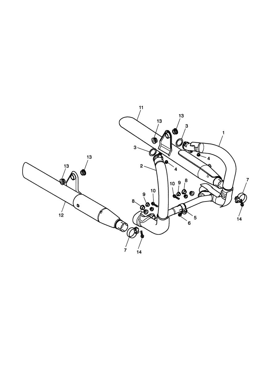 Exhaust System exploded diagram