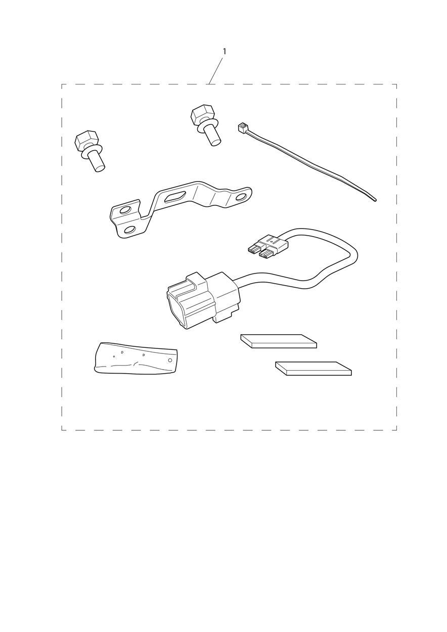Tracker Fitting Kit exploded diagram