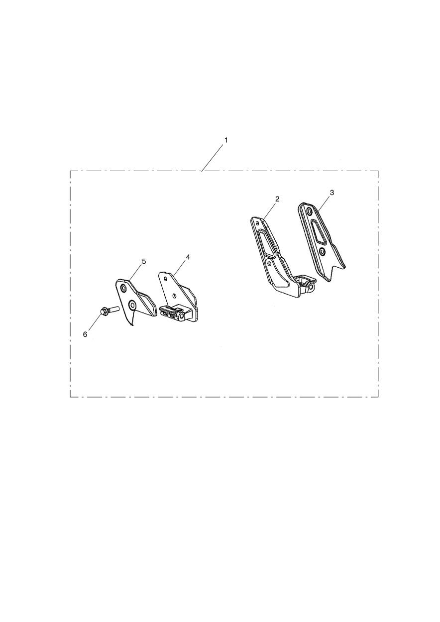 Rider Footboard Mounting Kit exploded diagram