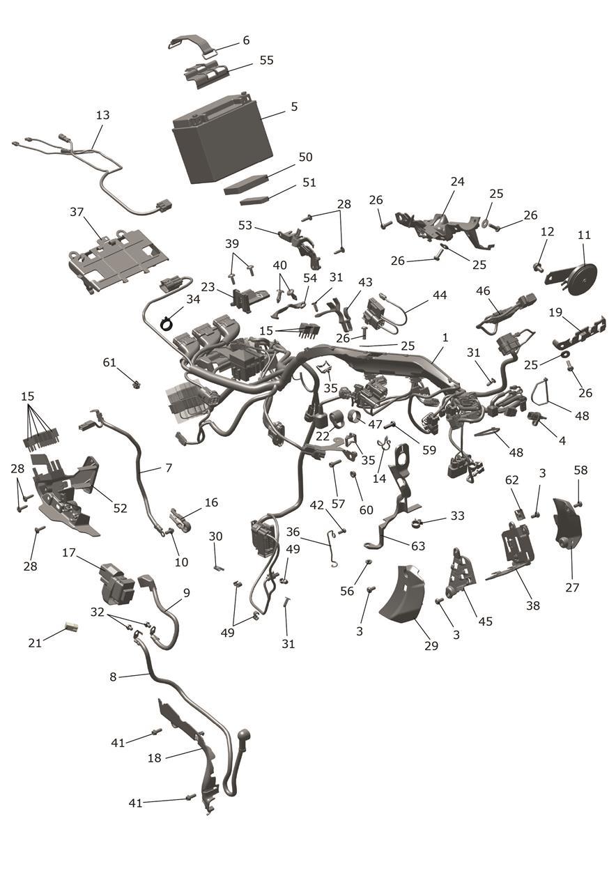 Electrical Equipment exploded diagram