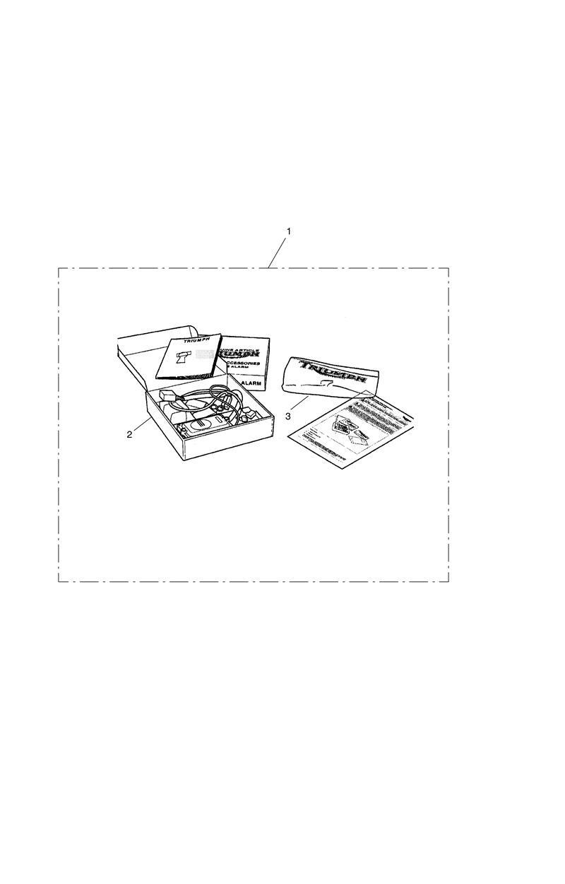 Alarm Kit, S4, SRA exploded diagram