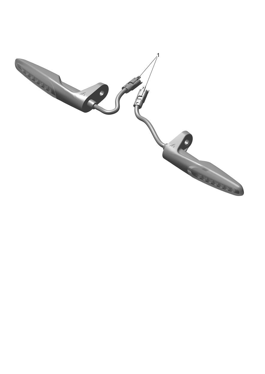 Indicator, Scrolling, Rear exploded diagram