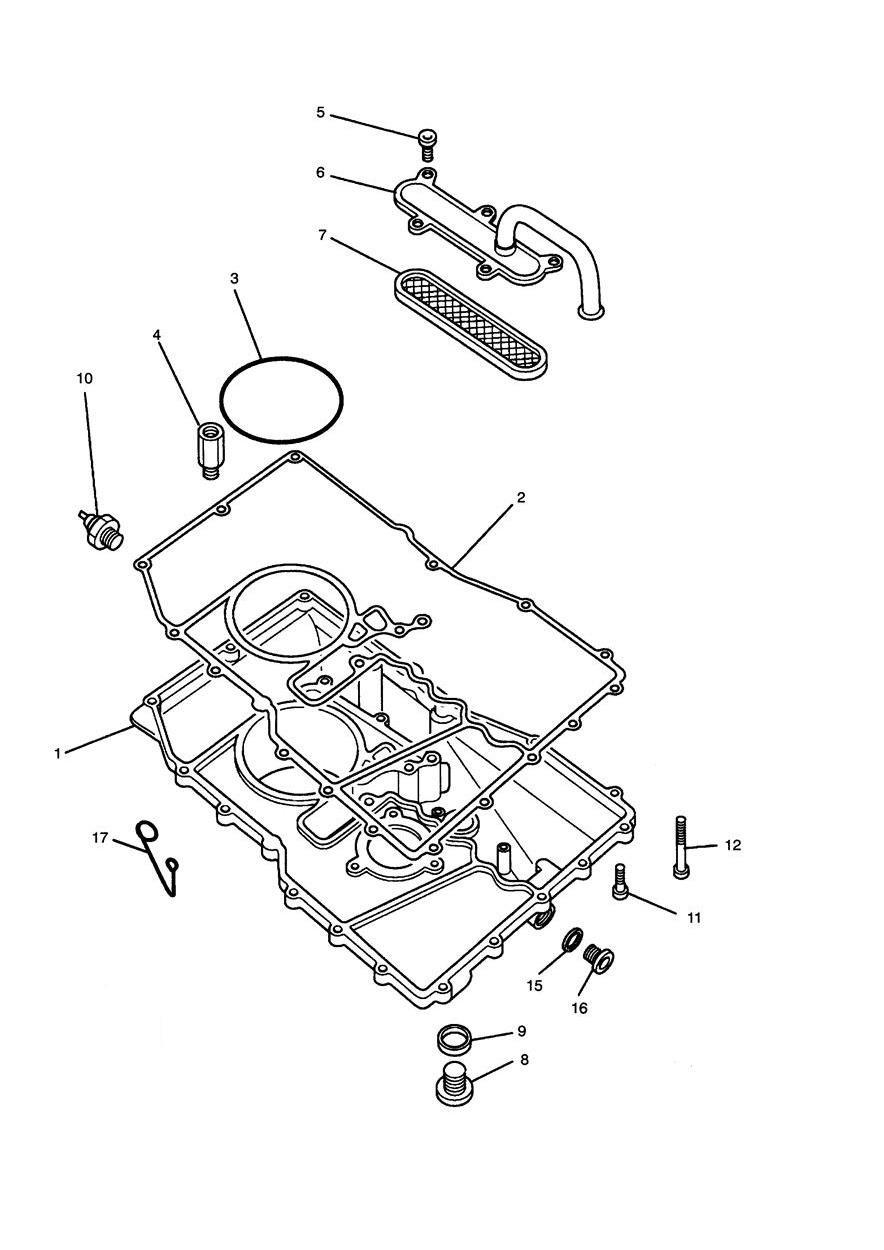 Sump exploded diagram