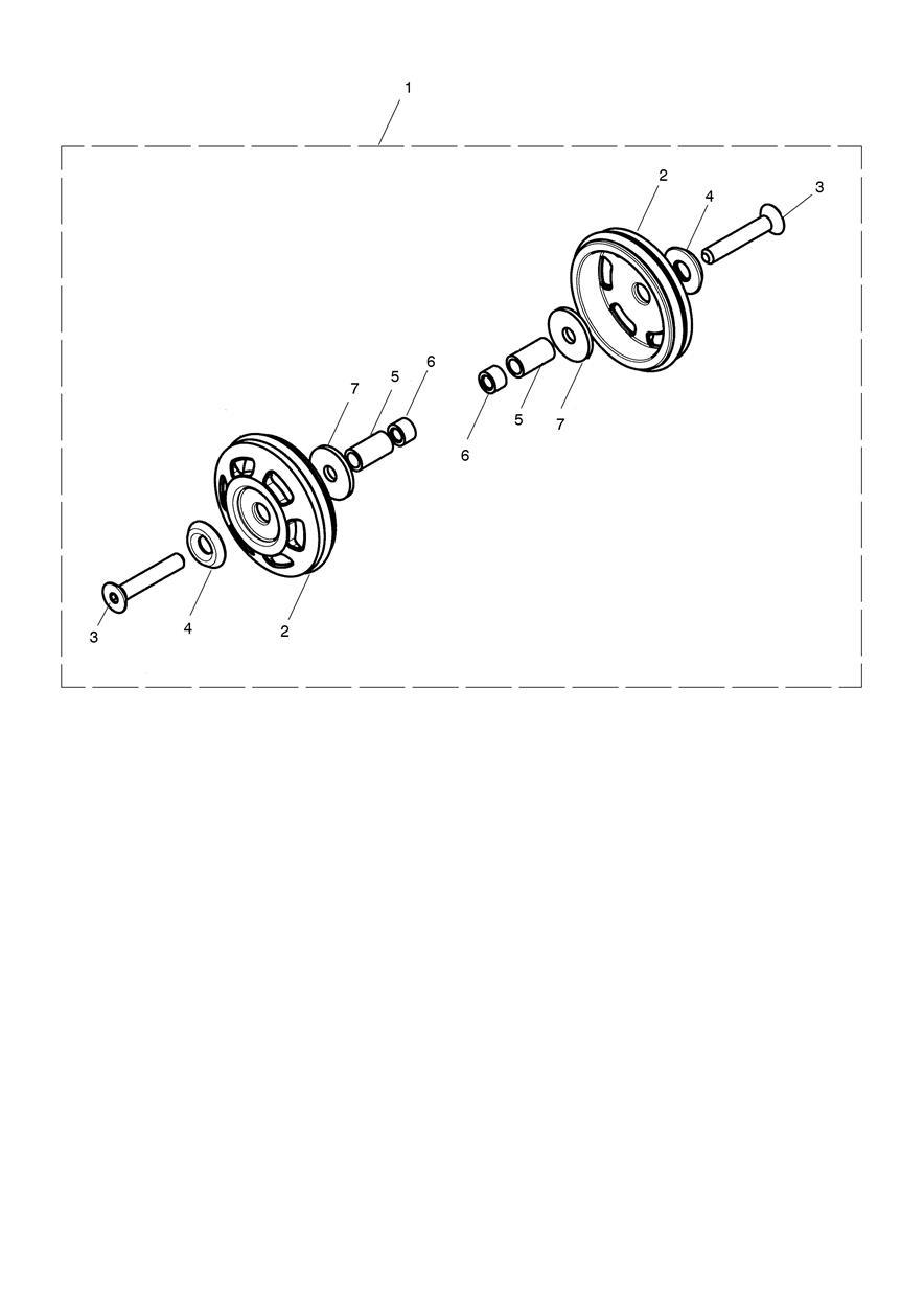 Finisher, Spindle Kit exploded diagram