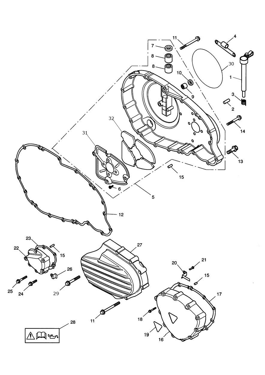 Engine Covers exploded diagram
