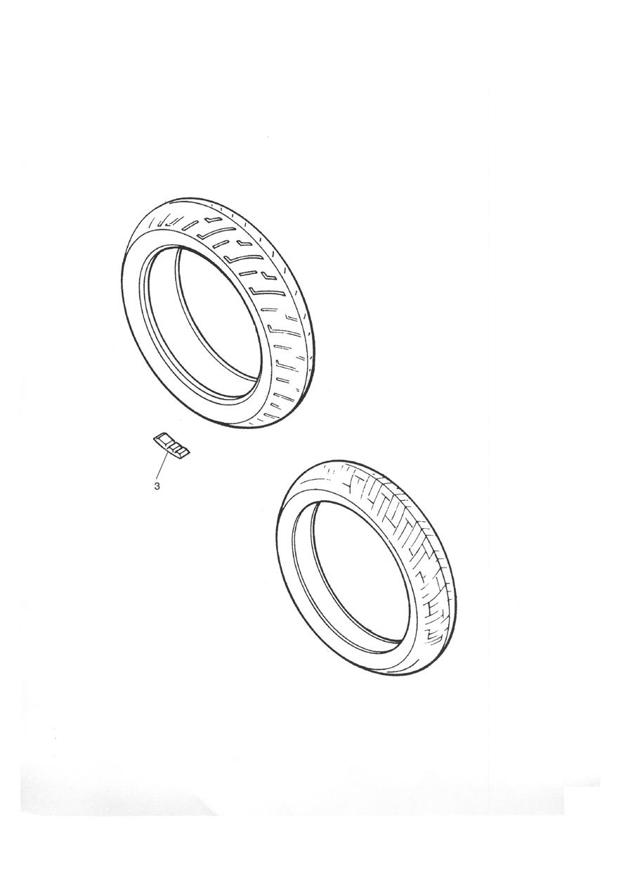 Tyres, Inner Tubes & Balance Weights exploded diagram