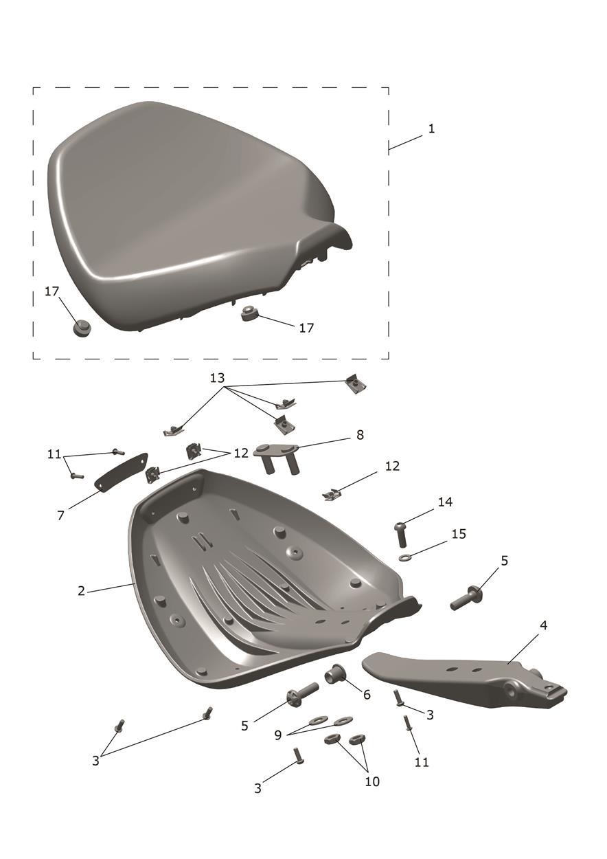 Seat Assembly exploded diagram