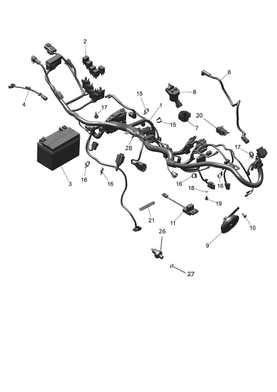Harness exploded diagram