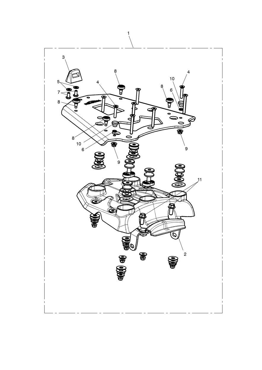 Sliding Carriage Assembly - Expedition exploded diagram
