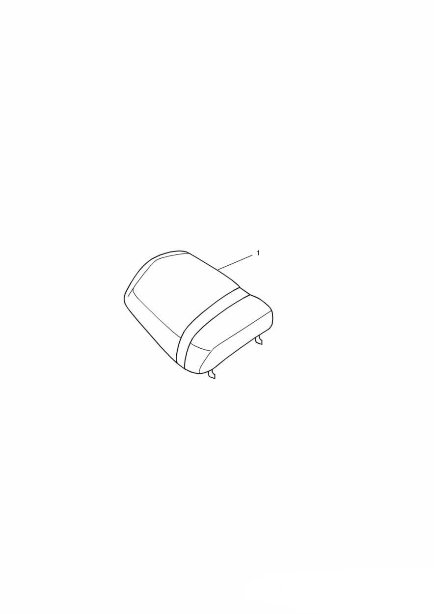 Gel Seat, Rear exploded diagram