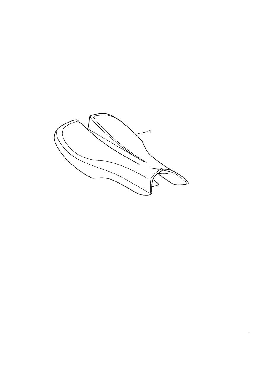 Gel Seat, Rider exploded diagram