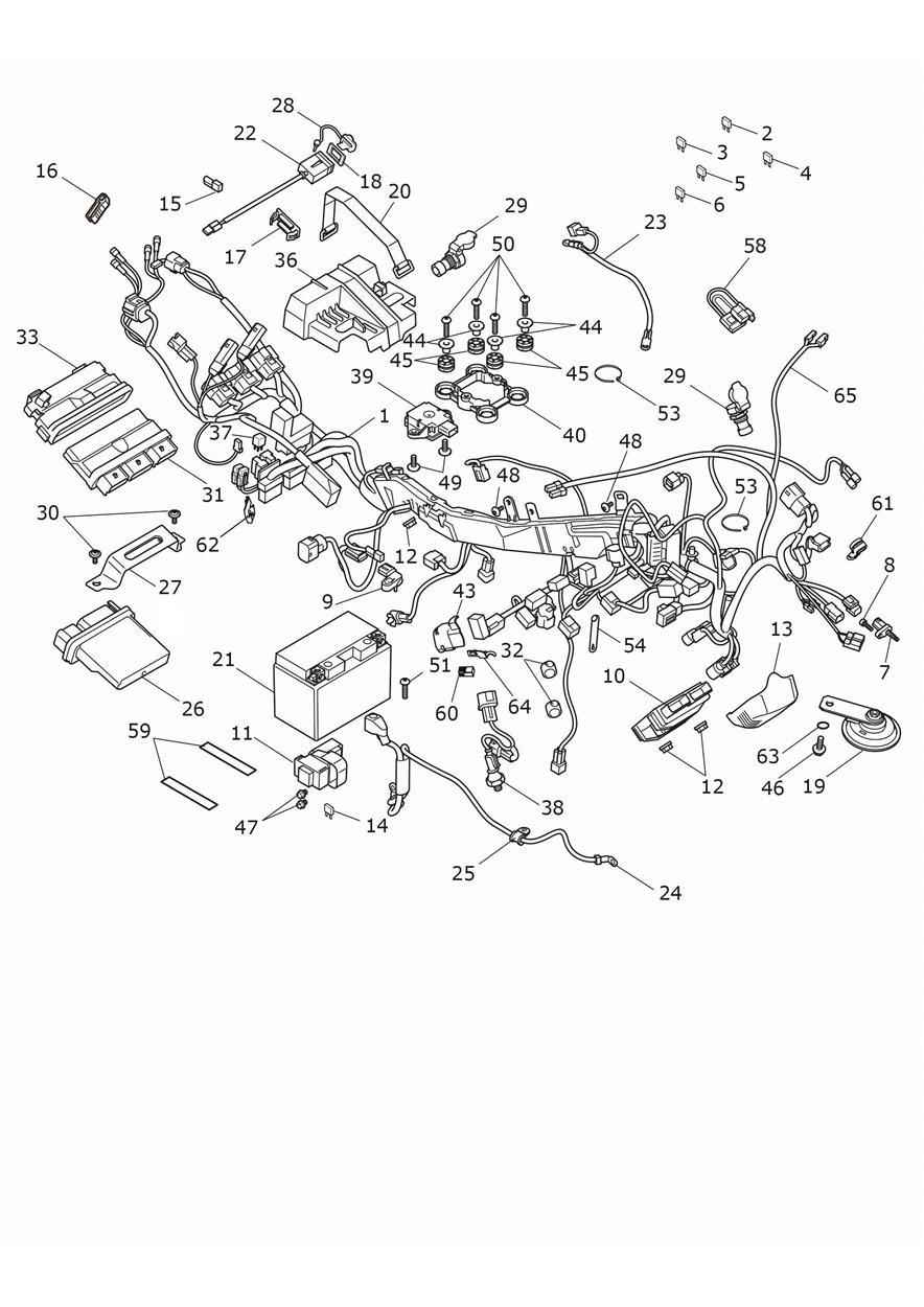 Electrical System exploded diagram