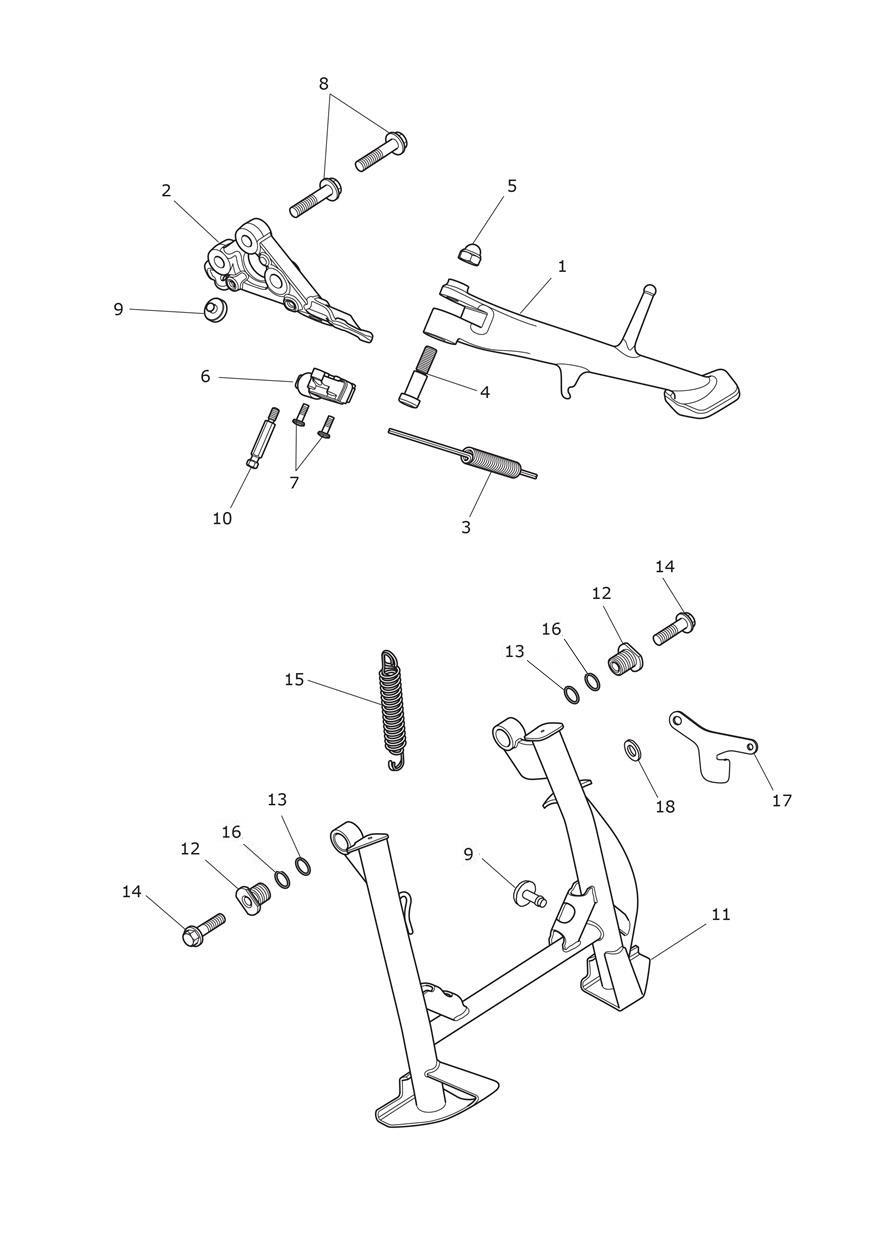 Stands exploded diagram