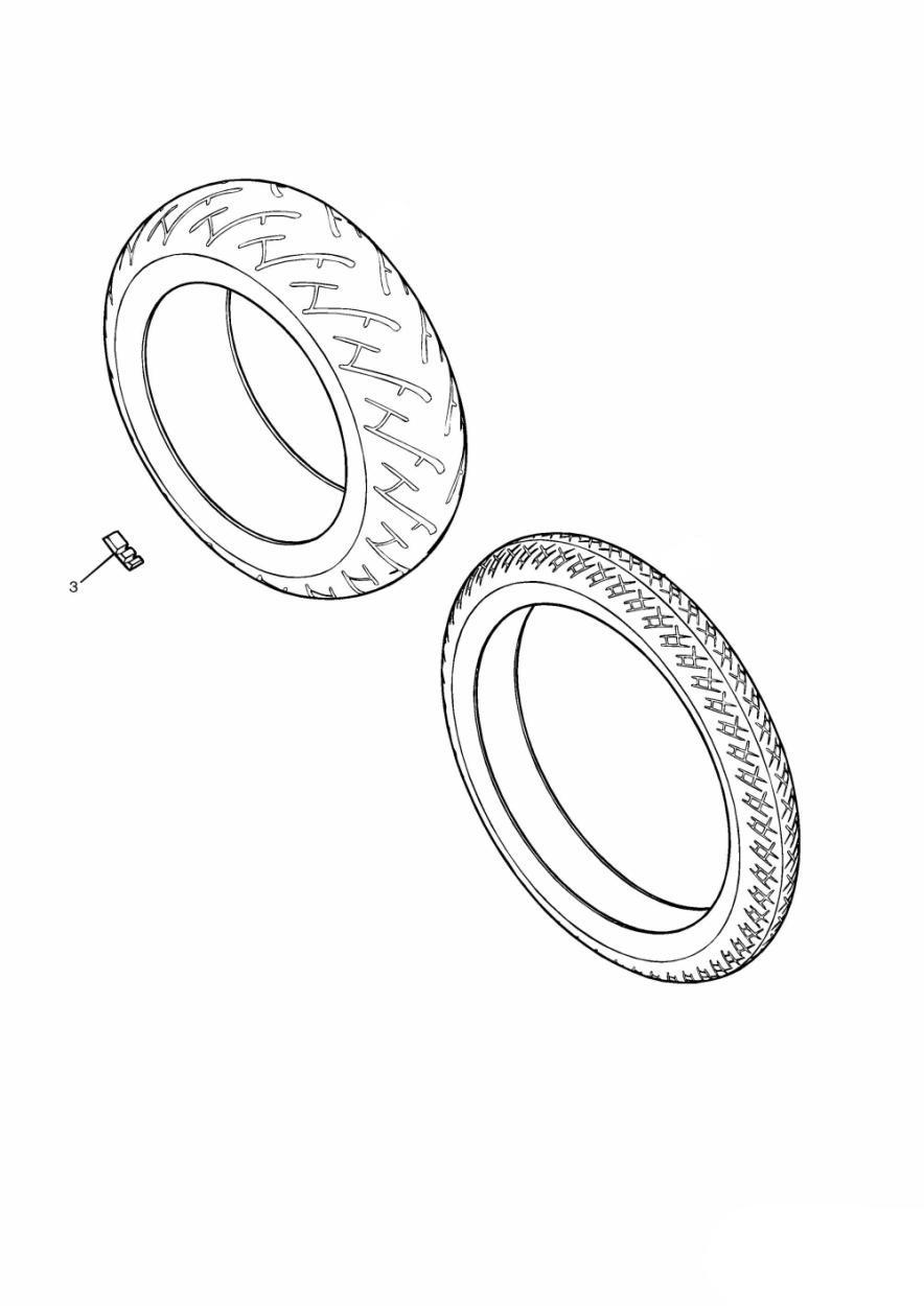 Tyres, Valves & Balance Weights exploded diagram