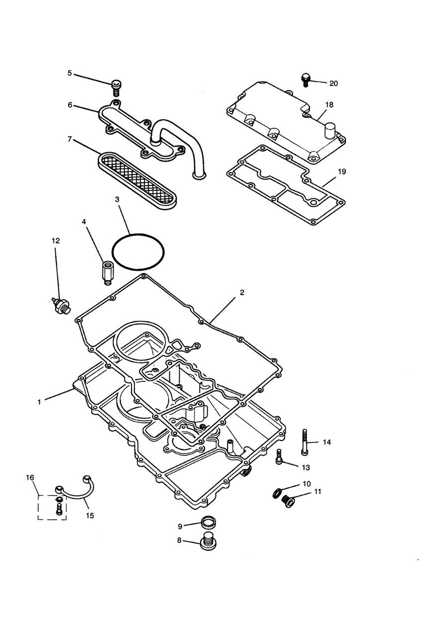 Sump exploded diagram