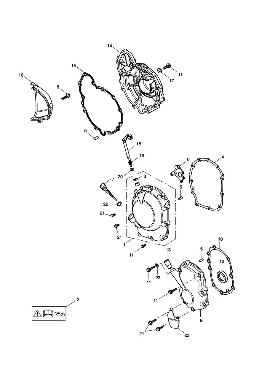 Engine Covers exploded diagram