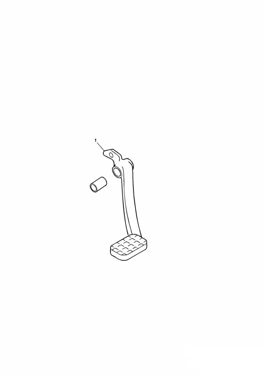 Brake Pedal Kit exploded diagram