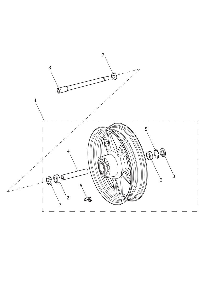 Front Wheel exploded diagram