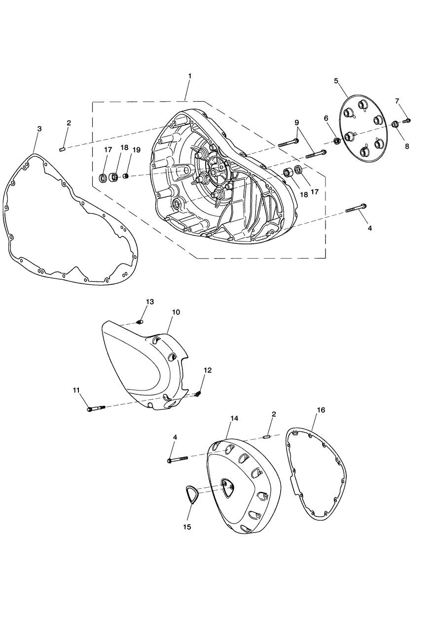 Engine Covers exploded diagram